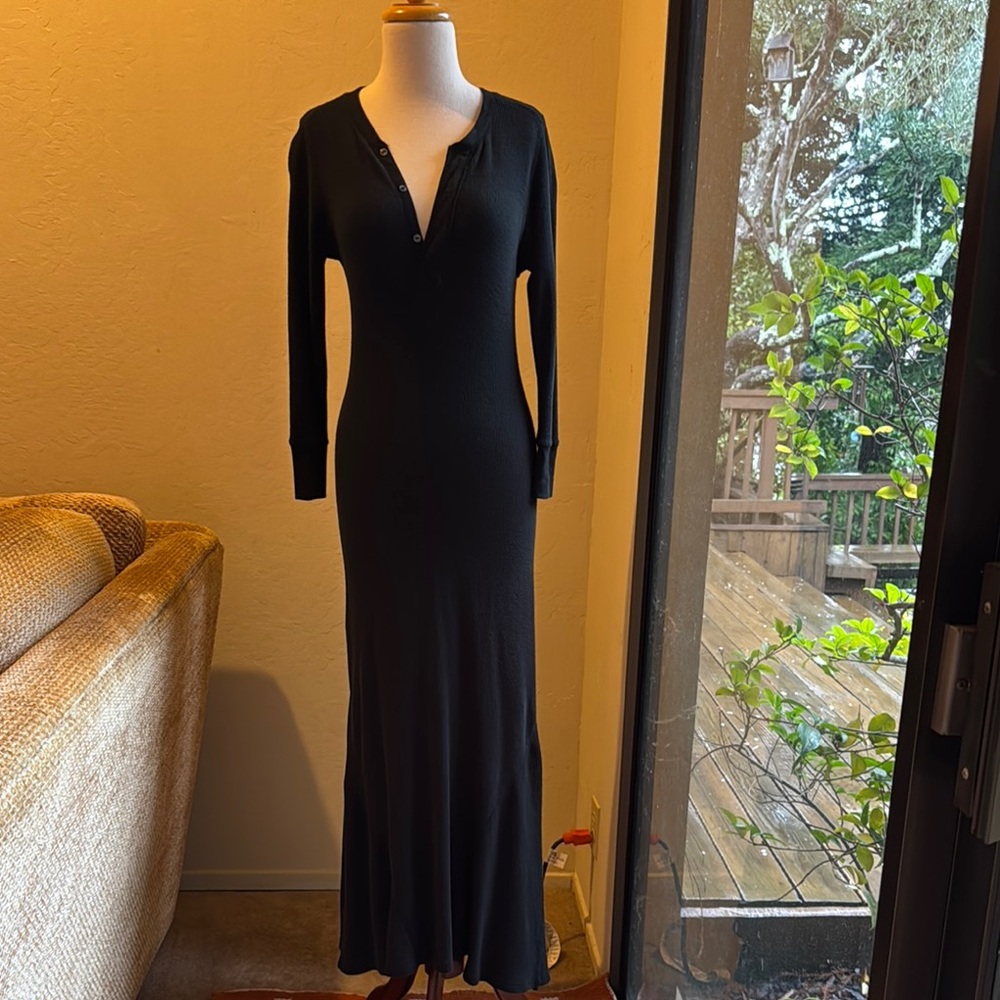 Polo Ralph Lauren Henley Cotton Maxi Dress